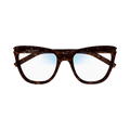 Saint Laurent Square Sunglasses — Brown