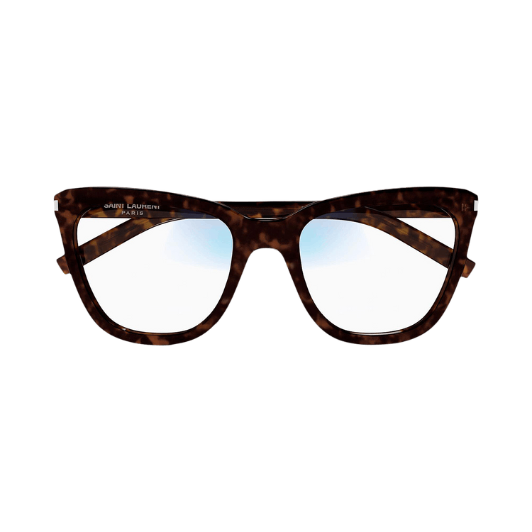 Saint Laurent Square Sunglasses — Brown