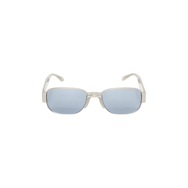 Dries Van Noten Rectangular Sunglasses — Silver