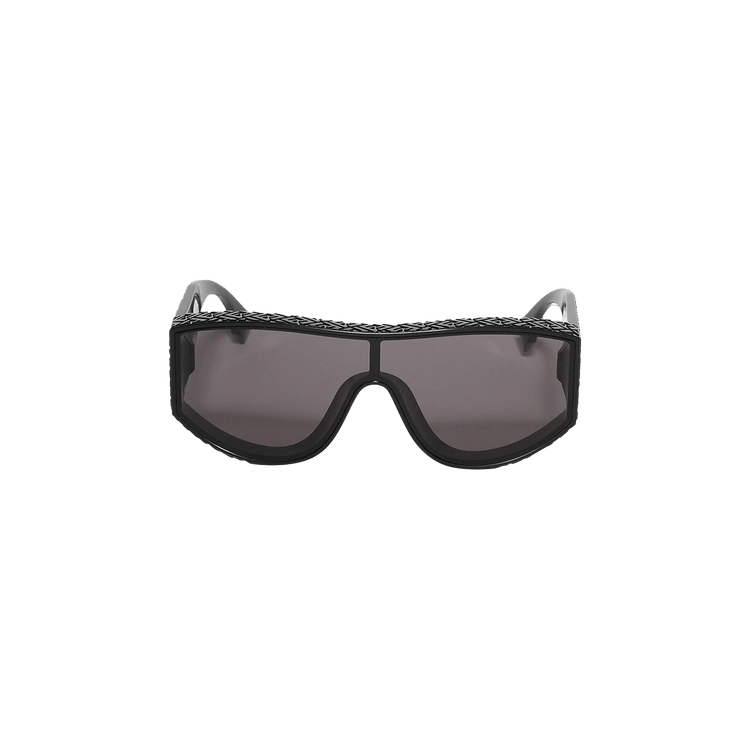 Fendi Lab Shield Sunglasses — Black