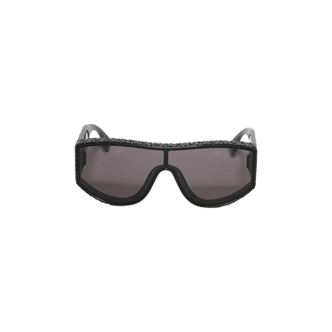 Fendi Lab Shield Sunglasses — Black