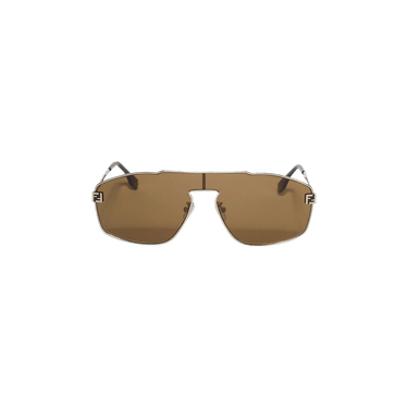 Fendi Shield Sunglasses — Brown