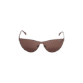 Fendi Cut-Out Sunglasses — Brown