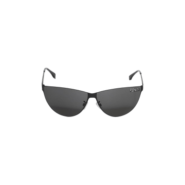 Fendi Cut-Out Sunglasses — Black