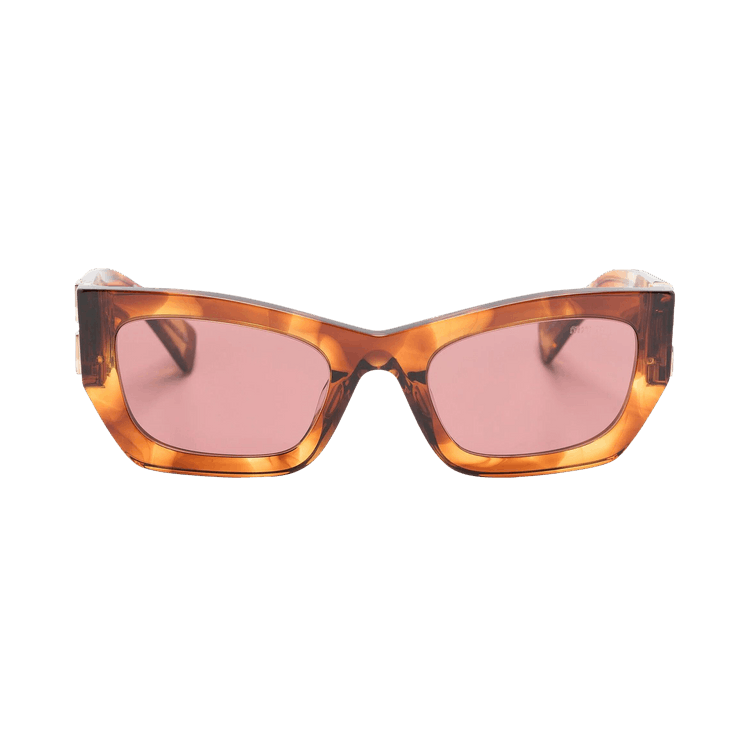 Miu Miu Rectangular Sunglasses — Multi-Color