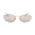 Miu Miu Logo Sunglasses — Brown