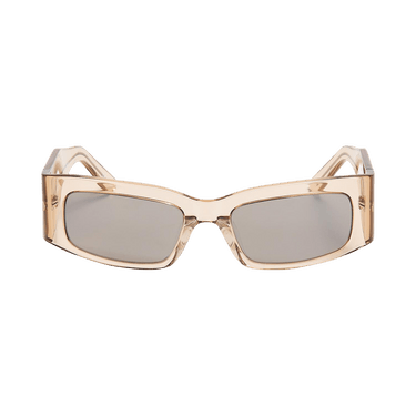 Balenciaga Paper Rectangle Frame Sunglasses — Black