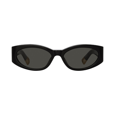Jacquemus Oval Sunglasses — Black
