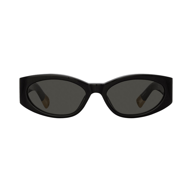 Jacquemus Oval Sunglasses — Black