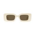 Loewe Chunky Anagram Sunglasses — White