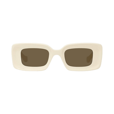 Loewe Chunky Anagram Sunglasses — White