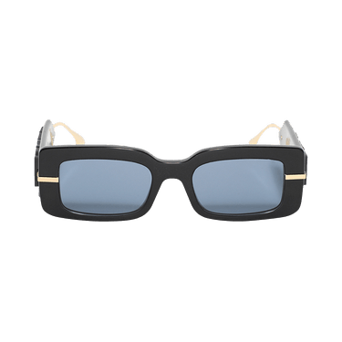 Fendi Rectangular Frame Sunglasses — Black