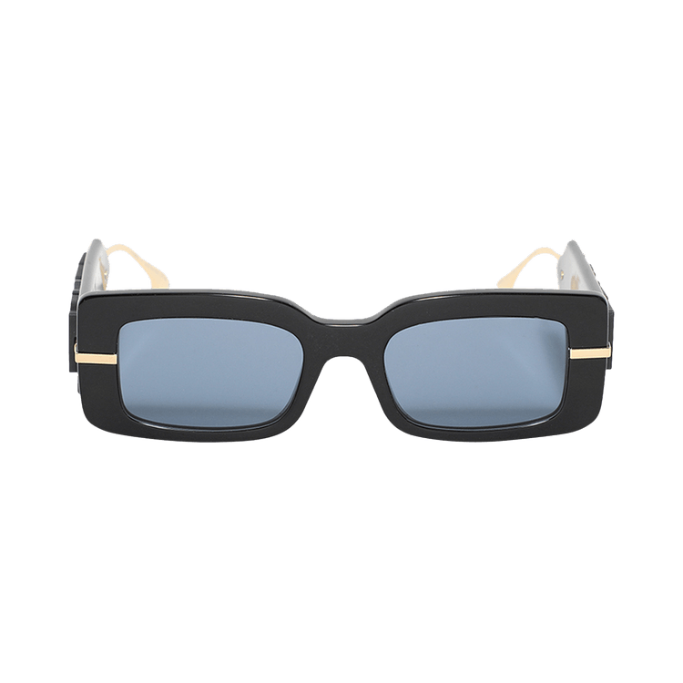 Fendi Rectangular Frame Sunglasses — Black
