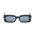 Fendi Rectangular Frame Sunglasses — Black