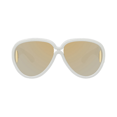 Loewe x Paula's Ibiza Pilot Mask Sunglasses — White