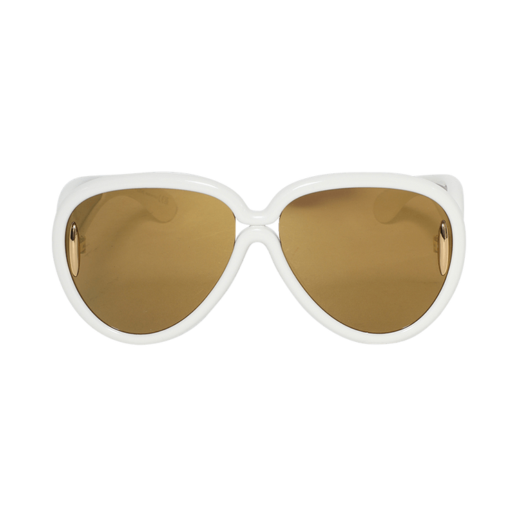 Loewe x Paula's Ibiza Pilot Mask Sunglasses — White