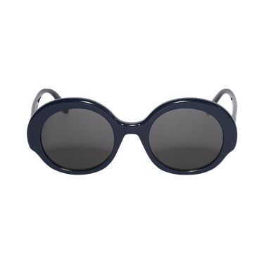 Loewe Round Slim Sunglasses — Blue
