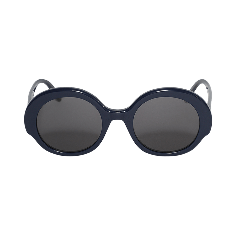 Loewe Round Slim Sunglasses — Blue