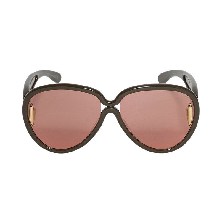 Loewe x Paula's Ibiza Pilot Mask Sunglasses — Green