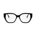 Fendi Diamond Geometric Sunglasses — Black