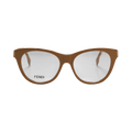 Fendi First Acetate Frame Sunglasses — Brown