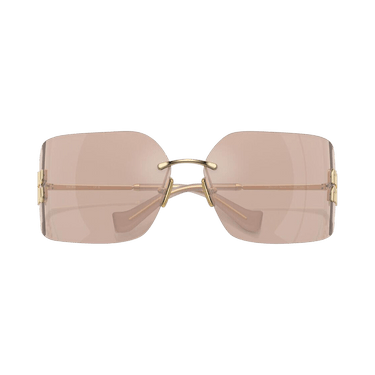 Miu Miu Irregular Sunglasses — Brown