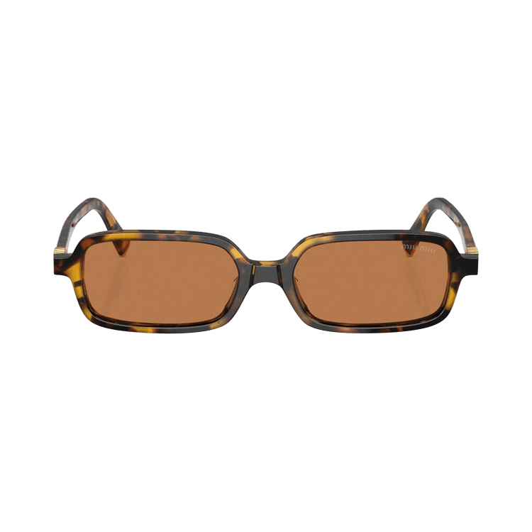 Miu Miu Rectangular Sunglasses — Brown