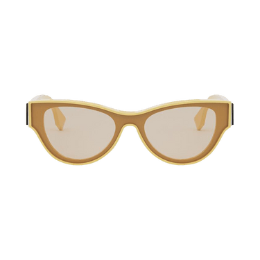 Fendi Shield Sunglasses — Yellow
