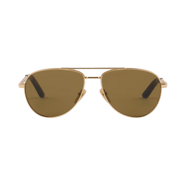 Prada Aviator Sunglasses — Gold