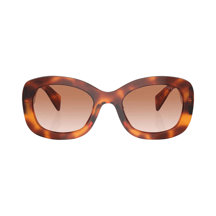 Prada Oval Sunglasses — Brown