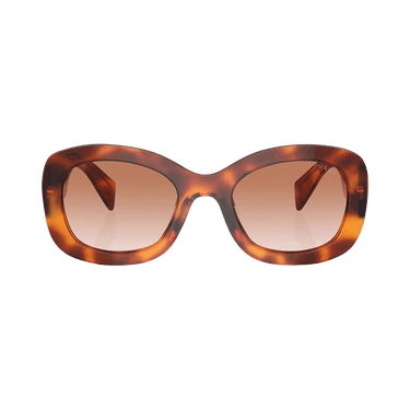Prada Oval Sunglasses — Brown