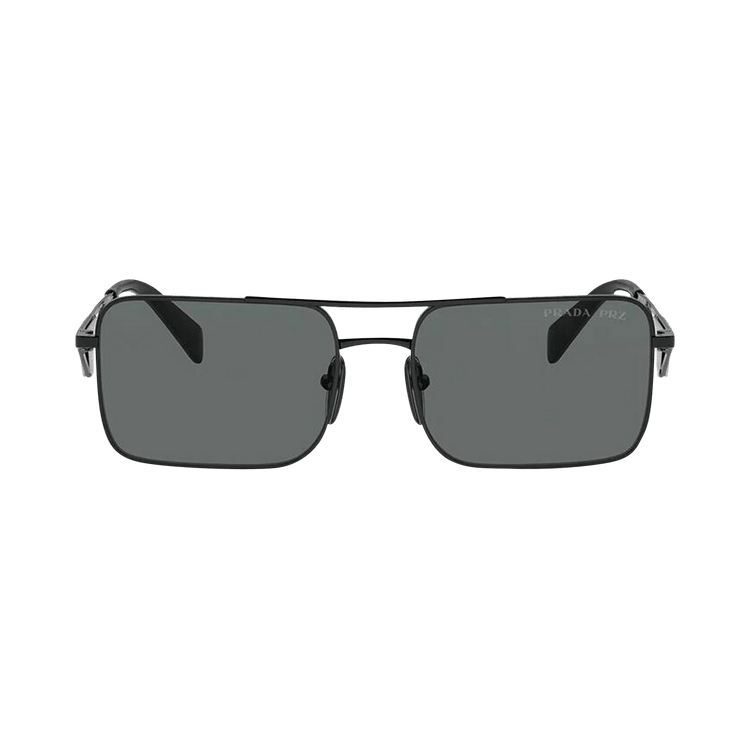 Prada Rectangular Sunglasses — Black