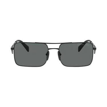 Prada Rectangular Sunglasses — Black