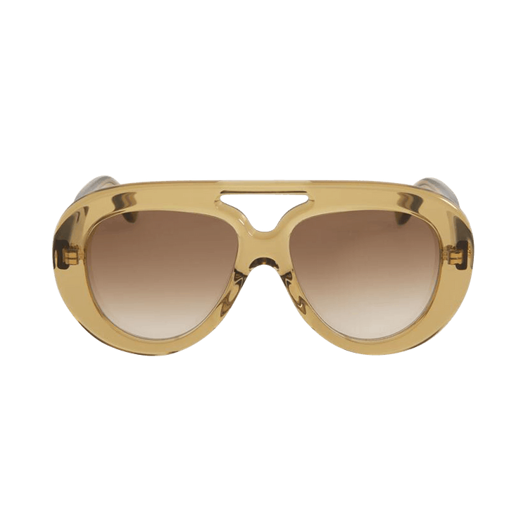 Loewe Curvy Sunglasses — Green