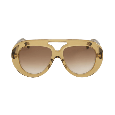 Loewe Curvy Sunglasses — Green