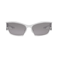 Givenchy Wraparound Frame Sunglasses — Grey