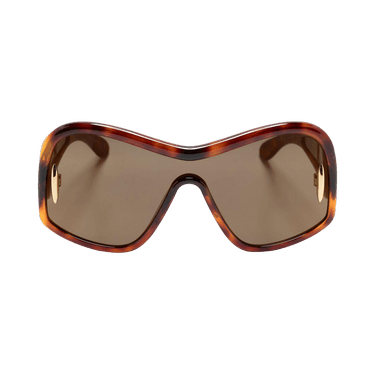 Loewe Square Mask Sunglasses — Brown