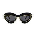 Loewe Cateye Double Frame Sunglasses — Black