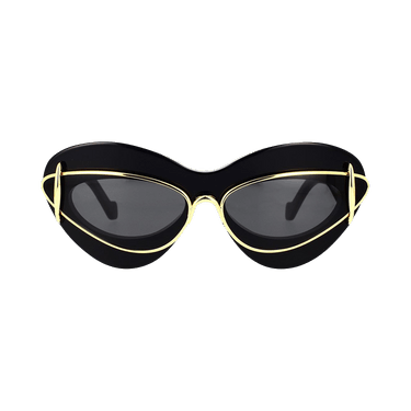 Loewe Cateye Double Frame Sunglasses — Black