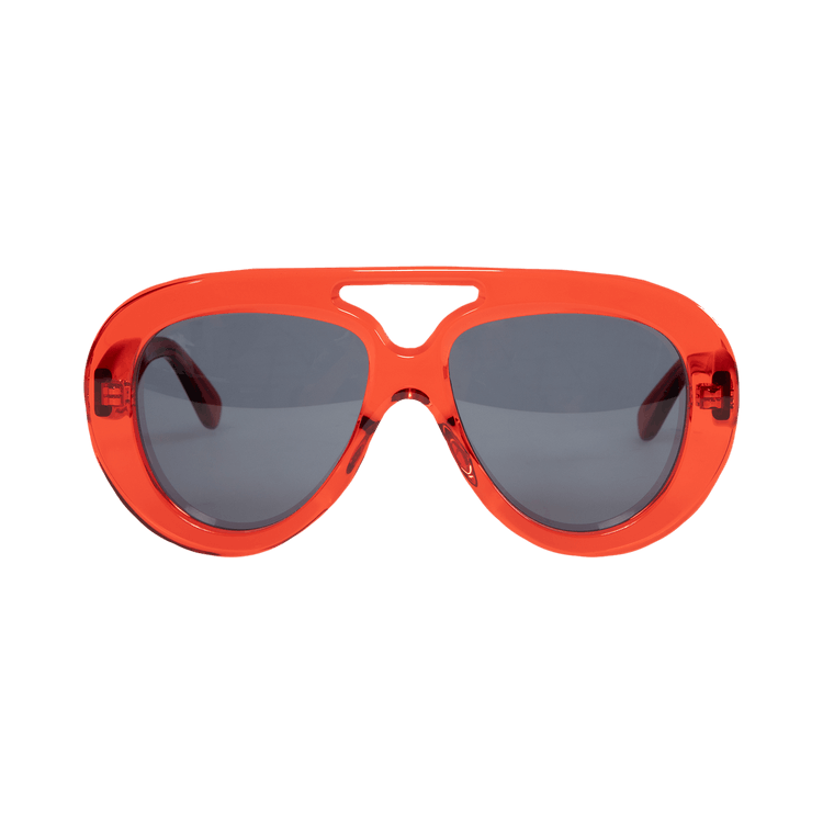 Loewe Curvy Sunglasses — Red