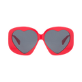 Moschino Heart Lens Sunglasses — Red