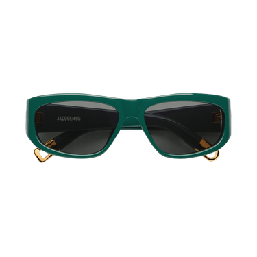 Jacquemus Pilota Sunglasses — Black