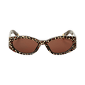 Jacquemus Ovalo Sunglasses — Brown