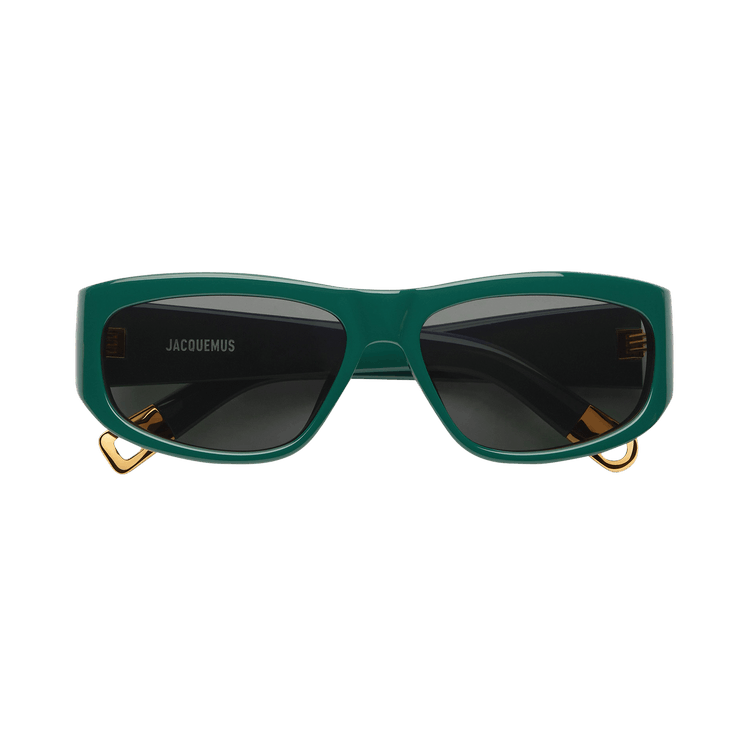 Jacquemus Pilota Sunglasses — Green