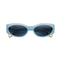 Jacquemus Ovalo Sunglasses — Blue