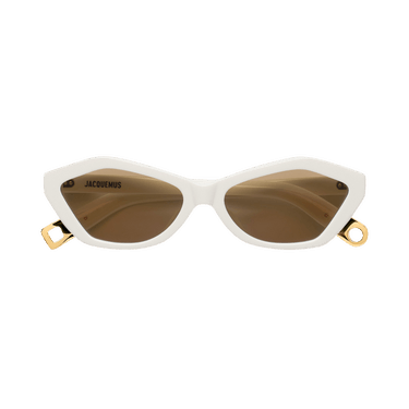 Jacquemus Carino Sunglasses — White
