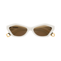 Jacquemus Carino Sunglasses — White