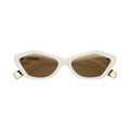 Jacquemus Spiaggia Sunglasses — White
