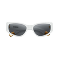 Jacquemus Gala Sunglasses — White