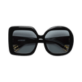Jacquemus Square Round Sunglasses — Black